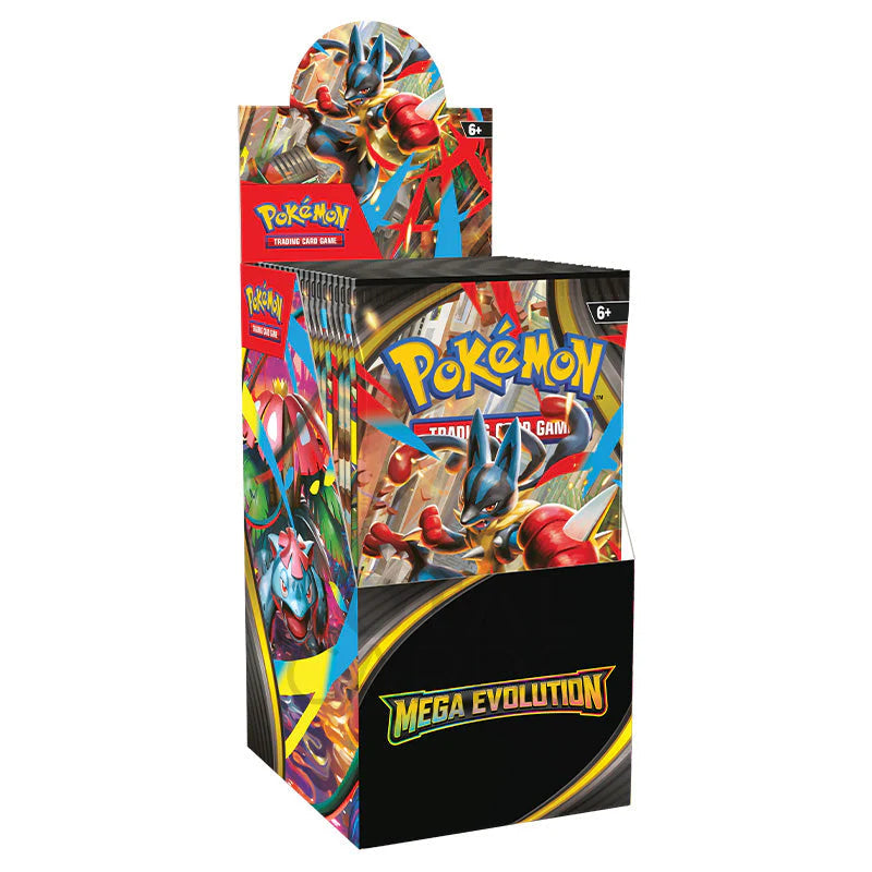 Pokemon TCG Mega Evolution Half Booster Box (18 Packs)