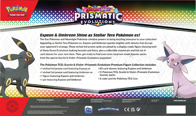 Pokemon TCG Prismatic Evolutions Premium Figure Collection