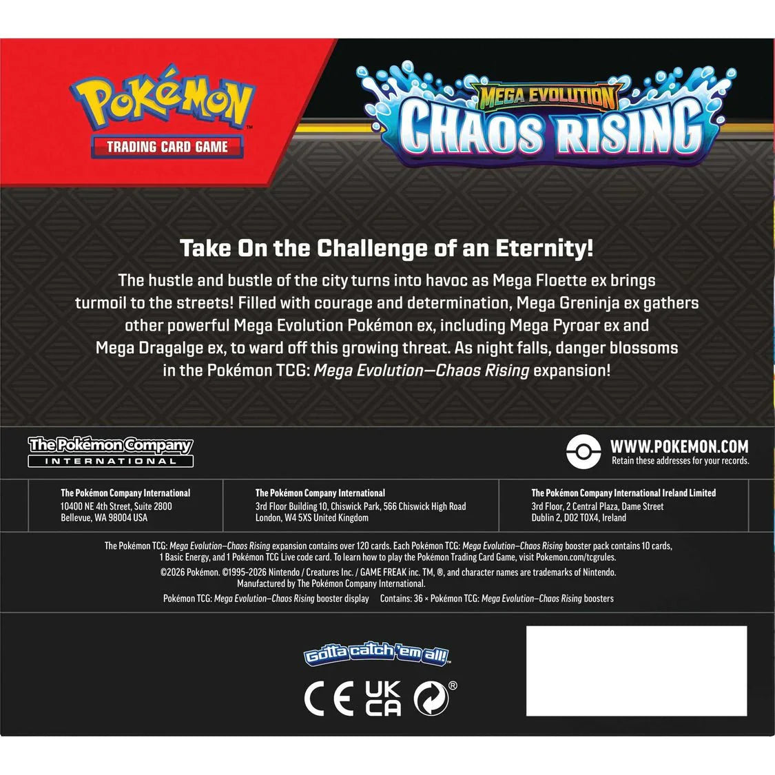 Pokémon TCG: Mega Evolution Chaos Rising - Boosters Display (36)