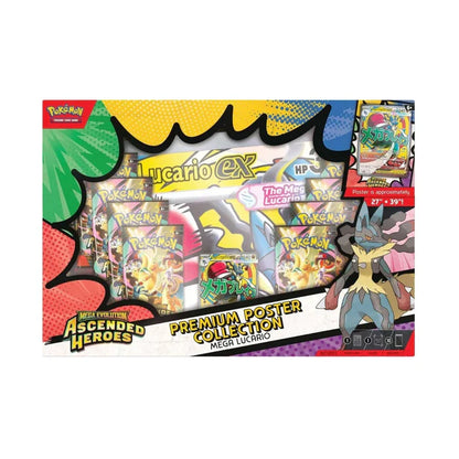 Pokemon TCG: Ascended Heroes - Mega Lucario Premium Poster Collection
